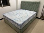 78 by 72 divan bed with spring mattress (G-28)