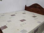 78X60 Teak Bed with mattress
