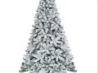 7ft Premium Snow Flocked Christmas Tree With Metal Stand