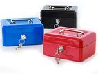 8 Inch Any Colour cash box With 2 Keys