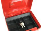 8 Inch Cash Box - Red Color-