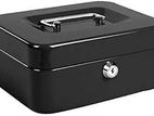 8 Inch Cash Box with Combination Lock Portable Metal Money