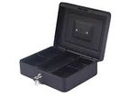 8 Inch Cash Box with Combination Lock Portable Metal Money