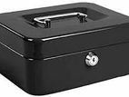 8 Inch Cash Box with Combination Lock Portable Metal Money