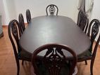 8 Seater Mahagony Dining Table with Chairs