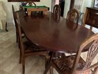 8 Seater Mahogany Solid Dining Table
