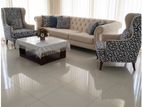 8 Seater Sofa Set with Teak Coffee Table