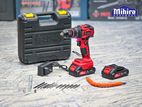 80Nm 13MM Cordless impact Hammer Drill Screwdriver Machine 21V