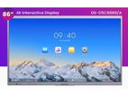 86-inch 4K Interactive Display pannel Hikvision smart board DS-D5C86RB/A