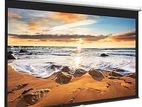 8*8 Feet Semi Auto 4K Manual Screen