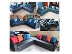 8*8 New L Sofa Corner Fabrics Set - 85400