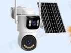 8MP 4G Solar Dual Lens Battery Camera PTZ Human Detection CCTV