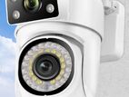 8MP PTZ Dual Lens Camera Wifi Full Color Night Vision AI