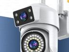 8MP PTZ Dual Lens Camera Wifi Full Color Night Vision AI