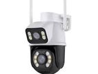 8MP PTZ Dual Lens Camera Wifi IP Security Night Vision Outdoor