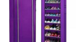 9 Layer - Shoe Rack with Dust Cover 5 feet