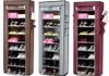 9 Layer Shoe Rack with Dust Cover - 5 ft 