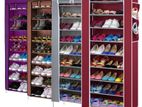9 Layer Shoe Rack with Dust Cover