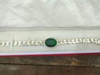 925 Silver Dark Green Bracelet