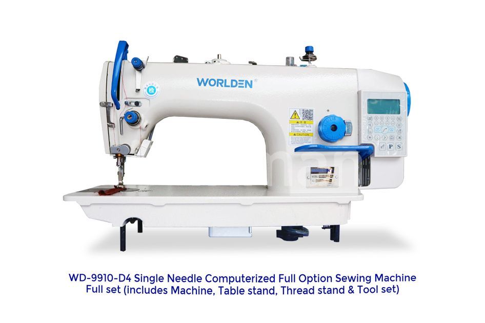 9910D4 Single Needle Juki Full Option Sewing Machine Computerized in