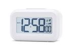 9cm Kitto White LCD Digital Alarm Clock By ACCTIM