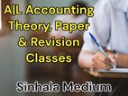 A/L Accounting Paper Classes