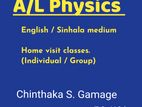 A/l Physics English/Sinhala Medium Home Visit Class