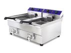 (A-Star) Industrial 20L Double Electric Deep Fryer