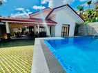 A Swimming Pool With Furnished Luxury House For Sale Beach Side|Negombo