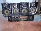 Home Sound Speaker with Amplifire Set