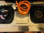 Abans 02 Burner Gas Stove and Wire(used)