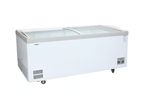 "Abans" 1051L Glass Top Freezer (Dark Gray)
