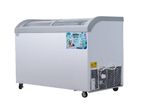 ABANS 358L Curved Glass Top Display Freezer