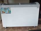 Abans 358L Curved Glass Top Display Freezer