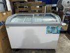 Abans 358L Glass top chest display deep freezer