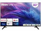 Abans 50" 4K Ultra HD Smart TV - Frameless Design