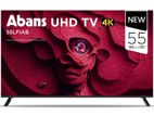 Abans 55 Inch Smart Android 4K UHD Frameless Tv