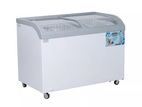 Abans Curved Glass Top Freezer 358L