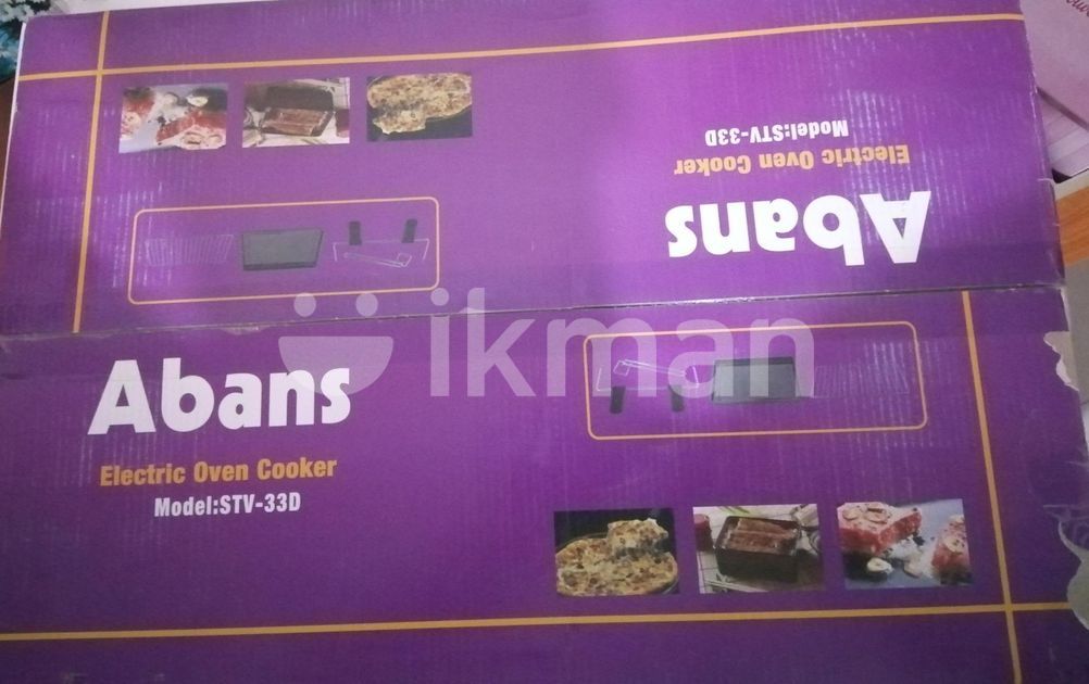 Abans Electric Oven Cooker in Piliyandala ikman.lk