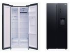 ABANS Side-by-side Inverter Refrigerator (Black) - 454L