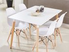 ABC Barista 4 Chair Dining Table Set