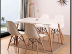 Abc Barista Dining Table + 4 Chairs