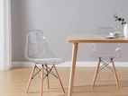 ABC Office Dining Chair - Clear