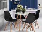 ABC Office Dining Table + 4 Chair set - Imported
