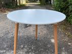 Abc Round White 3 Leg Table