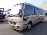 AC mini bus for hire and tours coaster rosa