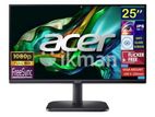 Acer EK251 P6BI 25" Inch 144Hz IPS HDMI Frameless Gaming Monitor