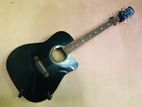 Acoustic Guitar Black (F-Cut) 41 inch