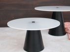 Acrylic Black Cake Stand
