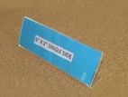 Acrylic Table Name Board